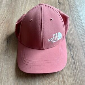 Pink The North Face Hat, Ponytail Hole, Lightweight, Never Worn.
